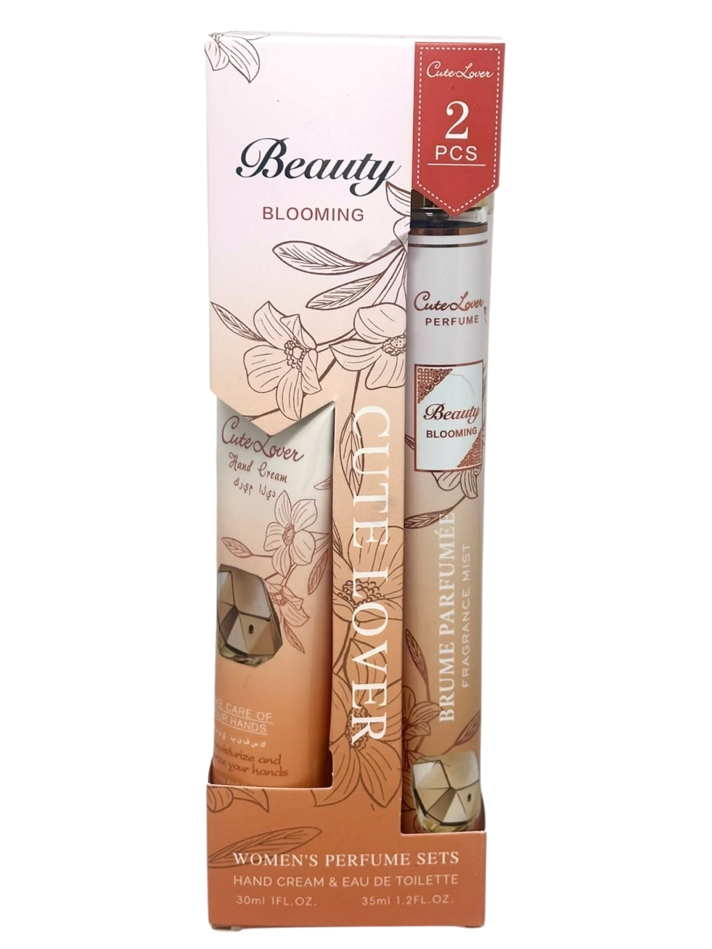 Set Perfume y crema de manos Beauty Blooming Cute Lover